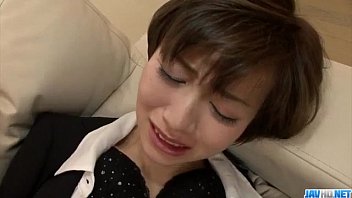 Office Threesome Along Akina Hara