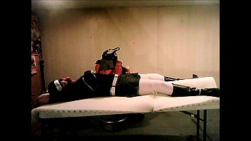 Stephspunk Tied In Self-bondage For Live Webcam