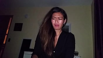 My Asian Gf Suckling Me Up