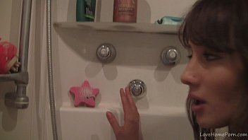 Nadin Acting Naughty In The Bathroom