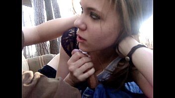 Amature Sucking Outside