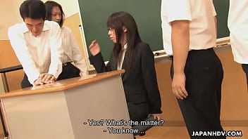 Asian Teacher Getting Fucked By The Randy Students