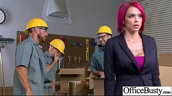 Horny Girl (anna Bell Peaks) With Big Juggs Hard Banged In Office Mov-04
