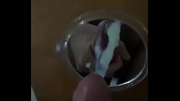 Great Slowmotion Cumshot Mirror View Lots Of Cum