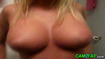 Blonde Teen Shows Huge Tits Webcam Porn