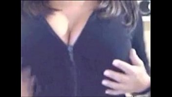 Cute Brunette Teasing The Webcam In Hoodie