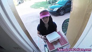 Bendy Teen Swallows Jizz