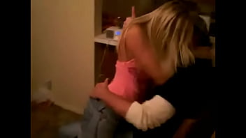 Hot Little Blonde Grinding On Her Boyfriend