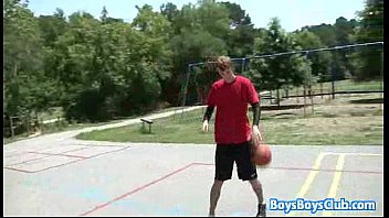 Huge Black Stud Breeding White Gay Muscular Guy 29