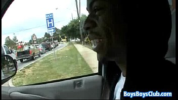 Huge Black Stud Breeding White Gay Muscular Guy 32