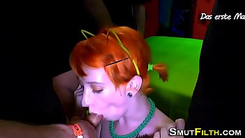 Cum Gulping Bitch Bukkake