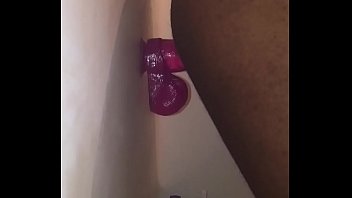 Watch My Tight Black Pussy Fuck My 8_ Dildo