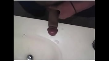 Stroke Then Cum In The Bathroom