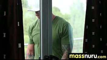 Nuru Massage Ends With A Hot Shower Fuck 29 - hardcore, massage, masseuse, nuru, nurugel - Video 5323423