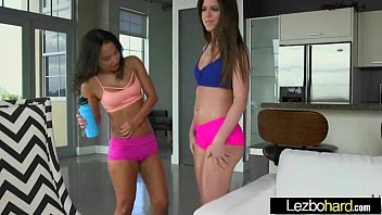 Lesbians (stacey Levine _ Amara Romani) Play On Cam With Their Hot Bodies Clip-27