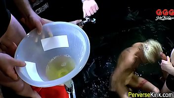 Ho Sucks In Pissing Orgy