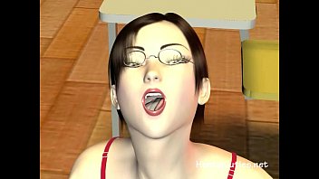 Busty Hentai Slut Swallows Hot Cum