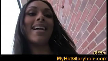 Sucking Big Cock Through A Gloryhole 3