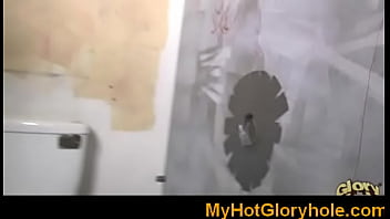 Sucking Big Cock Through A Gloryhole 7