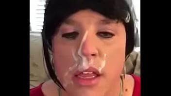 Cum Eating Sissy Crossdresser