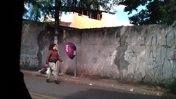 Raquel Casada Exbindo Rabao Na Rua