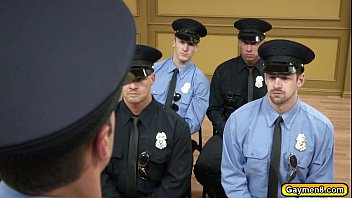 Young Cop Getting Suck And His Anal Fuck