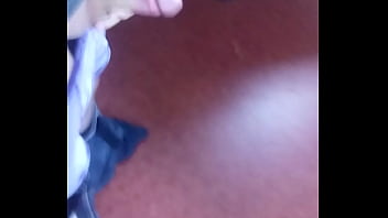 Mirror Jerking And Cumshot