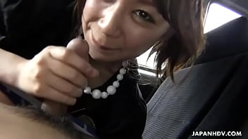 Excited Asian Babe Sucking Off A Fat Penis