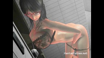 Anime Teen In Sexy Lingerie Masturbating