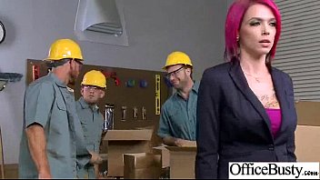Sex In Office With Huge Round Tits Sluty Girl (anna Bell Peaks) Movie-03