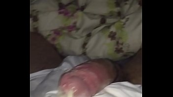 Diaper Wank Cum In Condom.