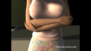 Busty Anime Teacher Enjoys Being Group Fucked