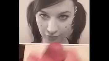 Big White Cock Tributes Cute Brunette