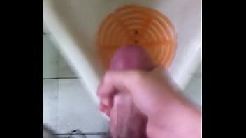 Jerkand Cum On University Restroom