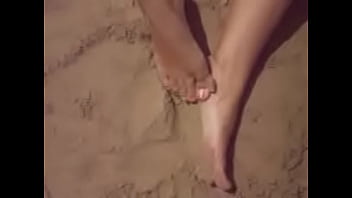 Fetichimo De Pies En La Arena