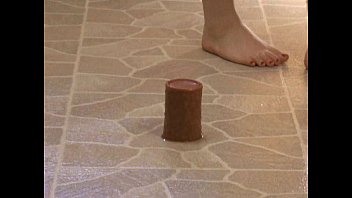 Foot Fetish - Sexy Feet Crushing A Can Of Beans