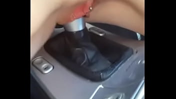 Horny Slut Fucks Her Car.