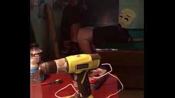 White Slut Fucked On Pool Table