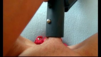 Sophie In Yellow Miniskirt Vacuuming Her Pussy And Dildo