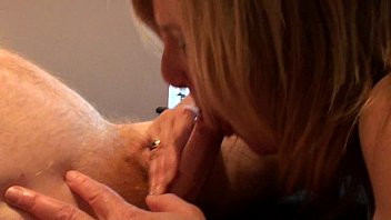 English Milf Sucks Hard Cock To Cum Completion