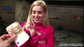 Horny Eurobabe Ellen Fucked In Car Park