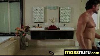 Nuru Massage Ends With A Hot Shower Fuck 17 - hardcore, massage, masseuse, nuru, nurugel - Video 5319875