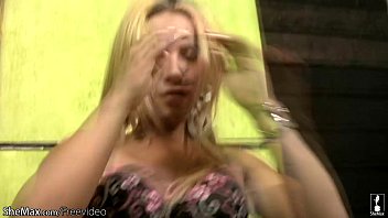 Latina Tranny In Black Thigh Stockings Masturbates Big Cock