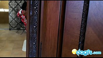 Sneaky Hidden Cam Finds Amber Dildoing Her Dark Pussy