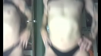 My Veiled Striptease In Black Underwear