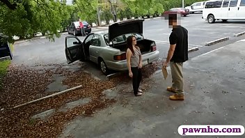 Sexy Babe In Glasses Convinced To Get Fucked By Pawn Guy