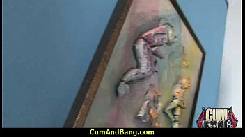 Ebony Chick Drowned In Cum 16 - Interracial-blowjob-group-ebony-oral - ID5308633