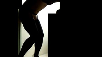 Sissy Cd Ass Fuck Dildo Standing Up Cumshot