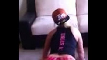 Naughty Blonde White Teen With A Great Ass Shows Off Her Twerking Skils