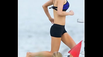 Alexandra Daddario In Shorts On The Set Of _baywatch_ In Georgia